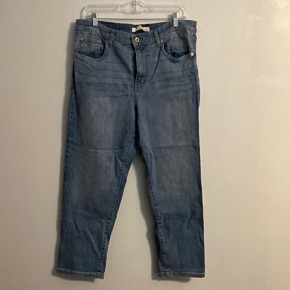 Ella Moss High waist straight 5 pocket Jeans, size 14
